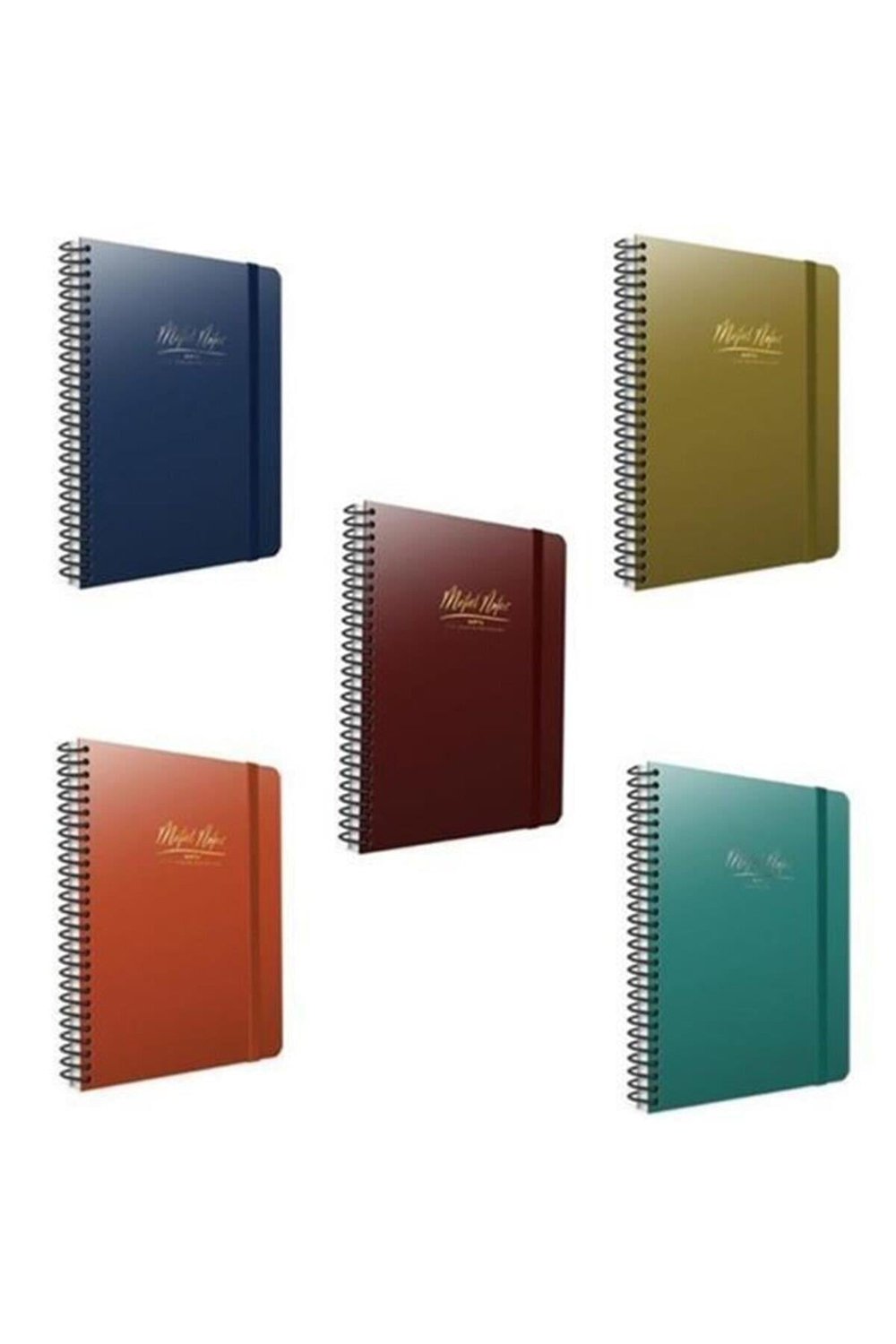 Metal Notes Spiral Pp Kapak Defter (a4) 100 Yaprak ( Kareli )