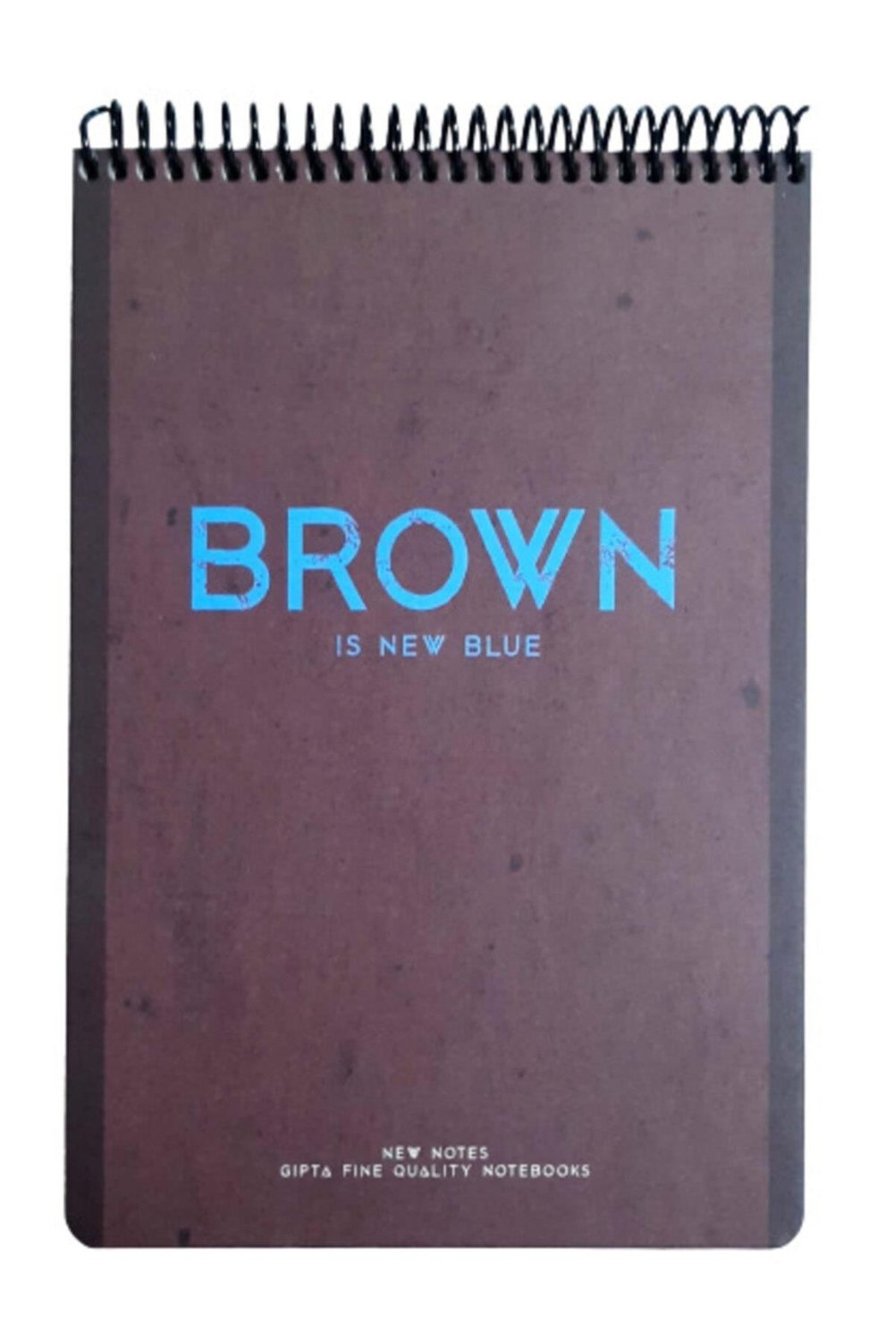 New Notes Brown Is New Blue Spiralli Sert Kapak 100 Yaprak 17x24 Çizgisiz