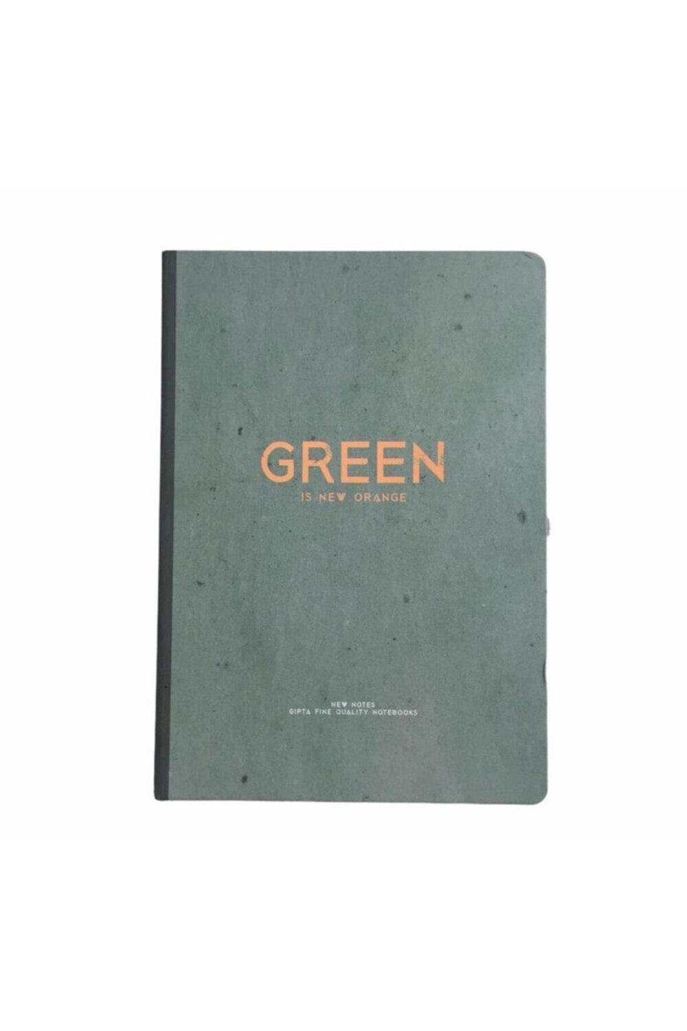 New Notes Green Is New Orange Ciltli Sert Kapak 120 Yaprak 17x24 Çizgili Defter