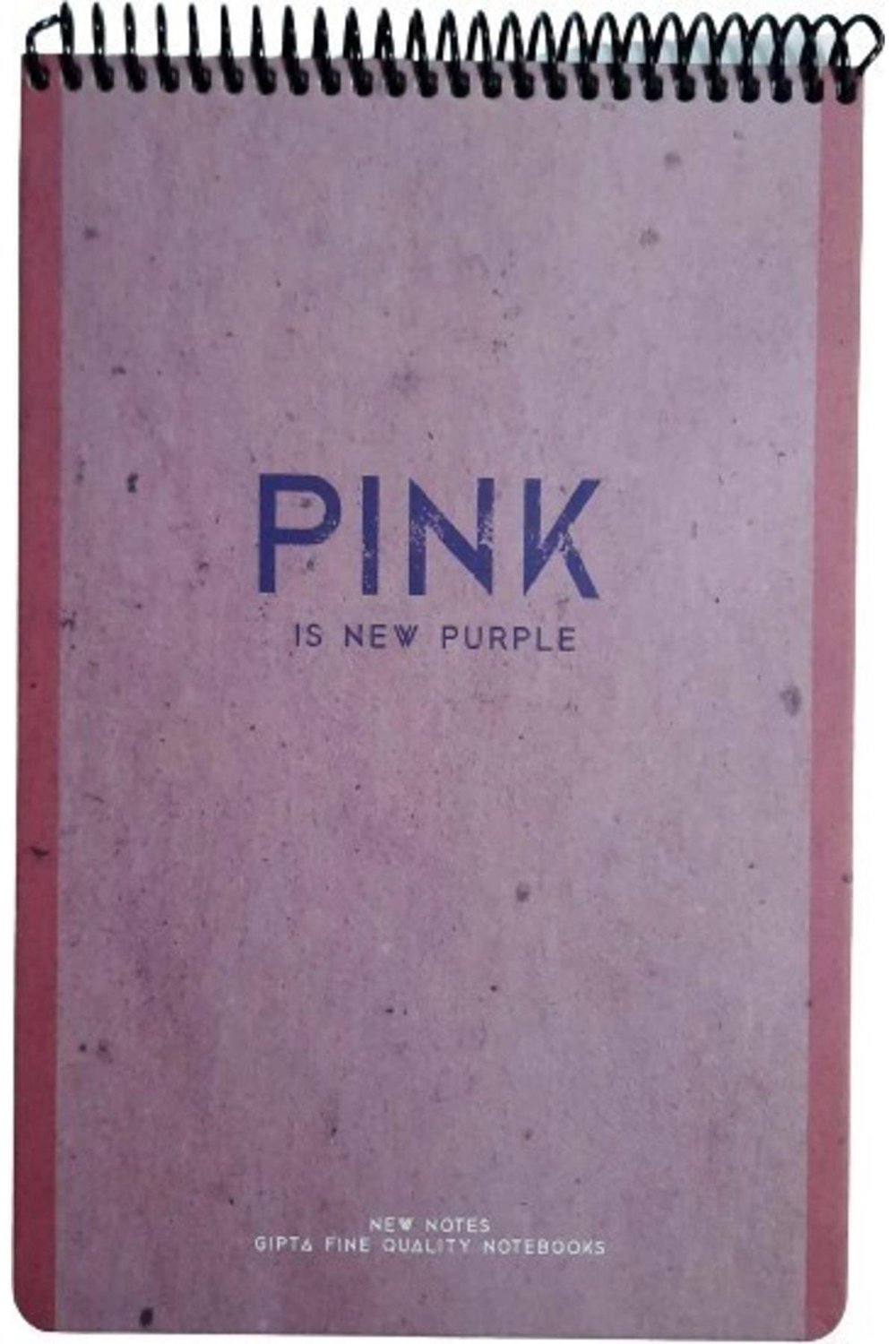 New Notes Pink Is New Purple Spiralli Sert Kapak 100 Yaprak 17x24 Kareli Bloknot