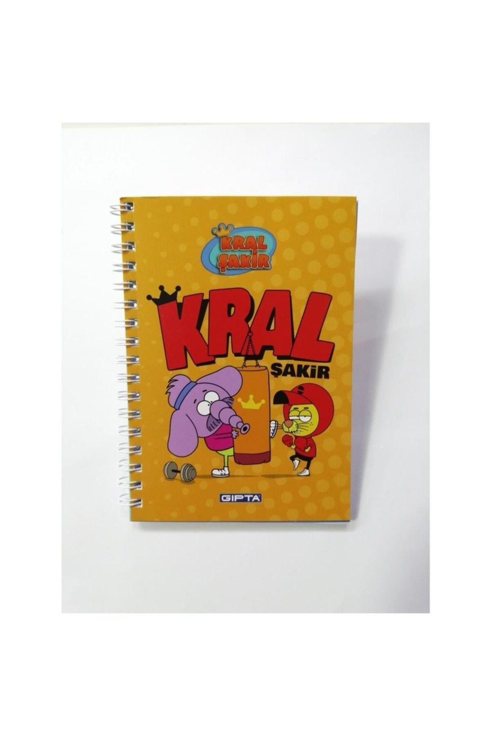 Not Defteri Kral Şakir Spiralli Karton Kapak A6 Küçük Boy 6014 (36 Lı Paket)