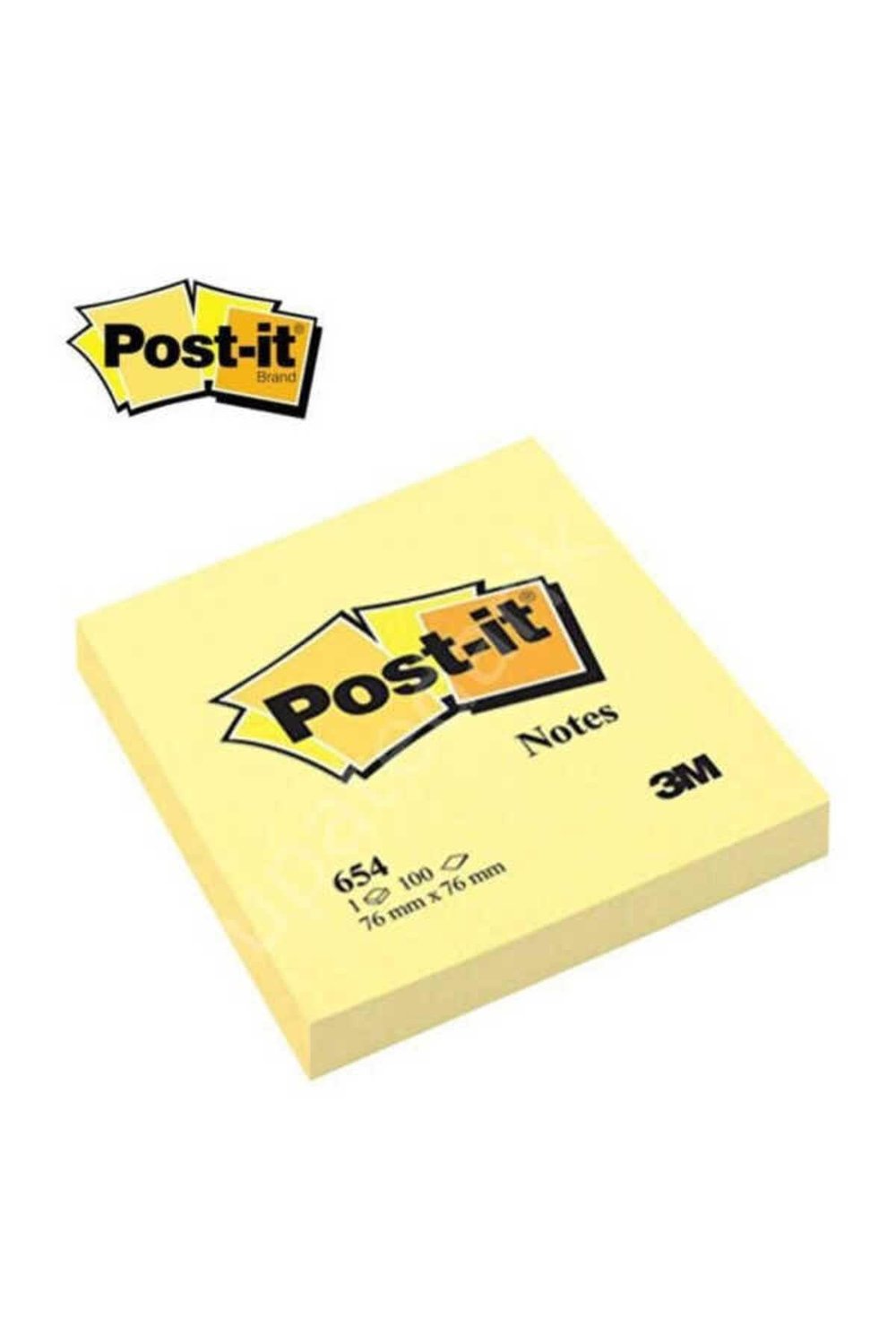 Not Kağıdı Post-ıt Orta Sarı 76 X 76 Mm 654