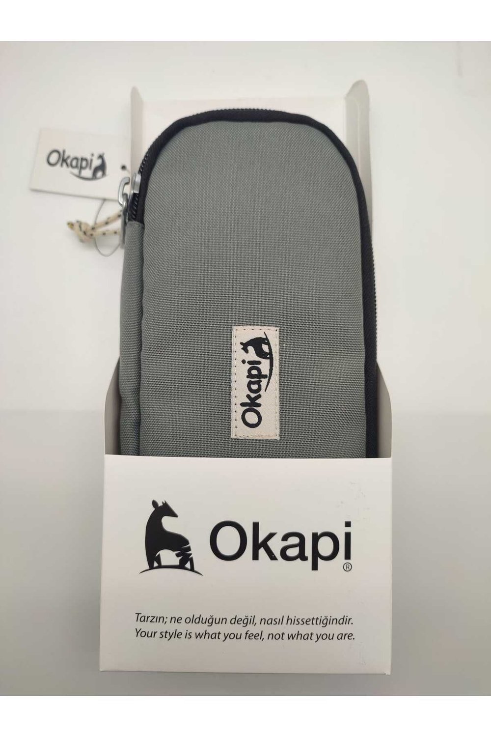 (OKP-121/R) KALEM ÇANTASI GRİ