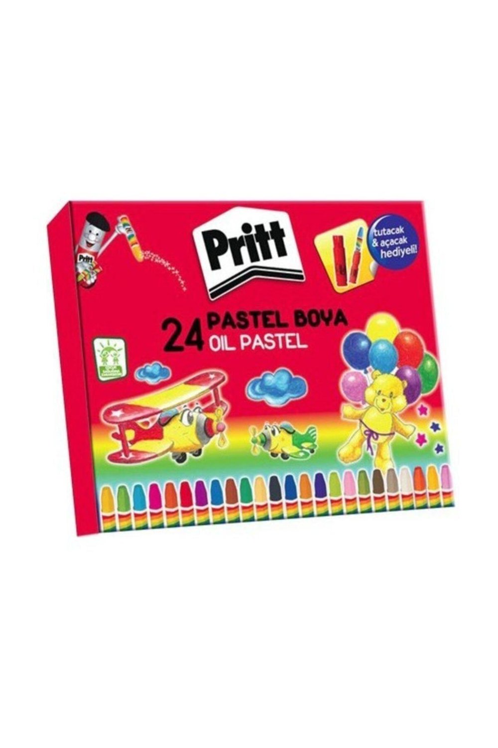 Pastel Boya Karton Kutu 24 Lü