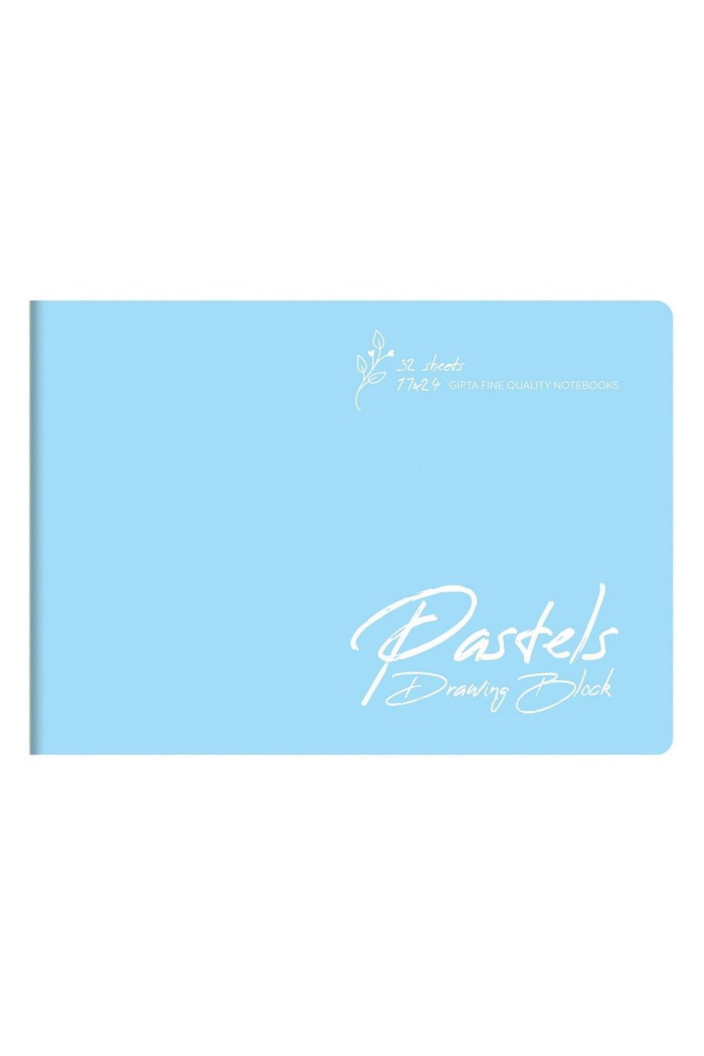 Pastels 25x35 32 Yaprak Plastik Kapak Resim Defteri (4161) Mavi