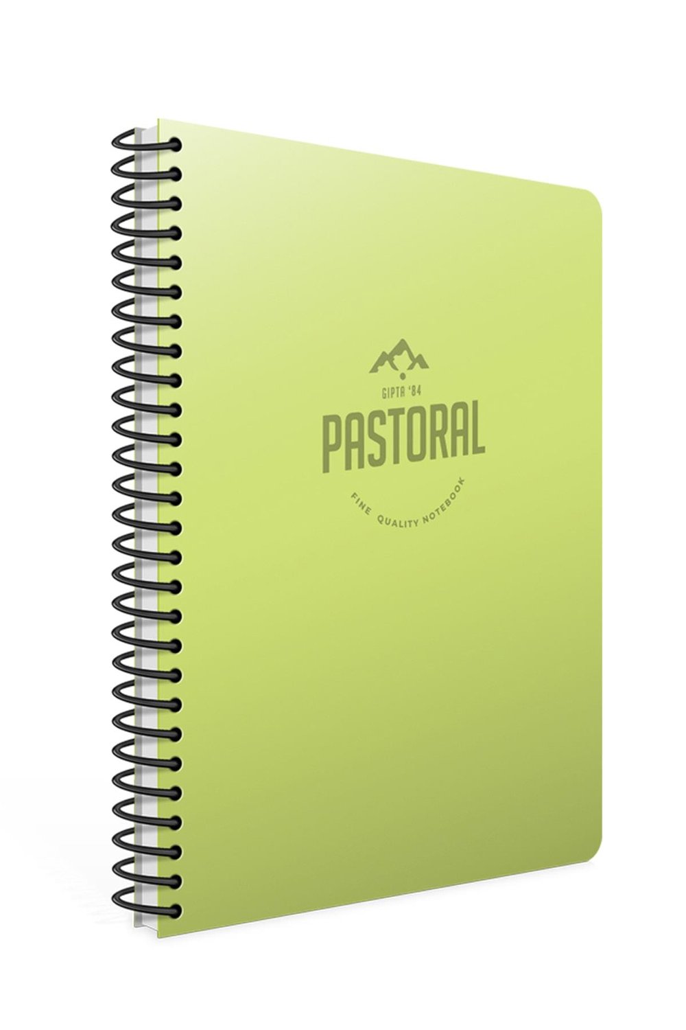 Pastoral 17x24 60 Yaprak Plastik Kapak Spiralli Defter (3249) Çizgili Açık Yeşil