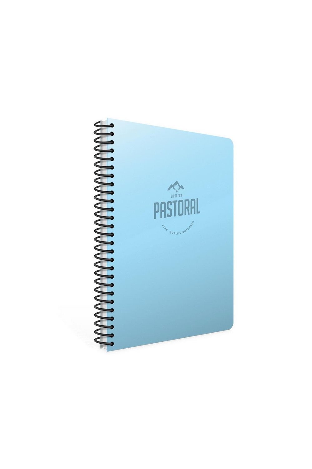 Pastoral 17x24 96 Yaprak Plastik Kapak Spiralli Defter (3253) Çizgili Mavi