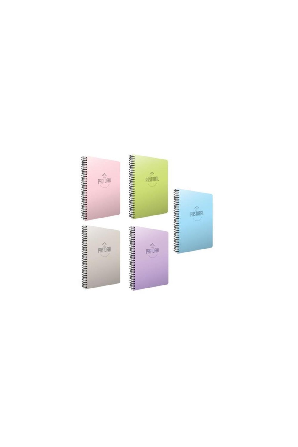 Pastoral 72 Yp. A4 Spiralli Pp. Kapak Defter Kareli 5 Adet