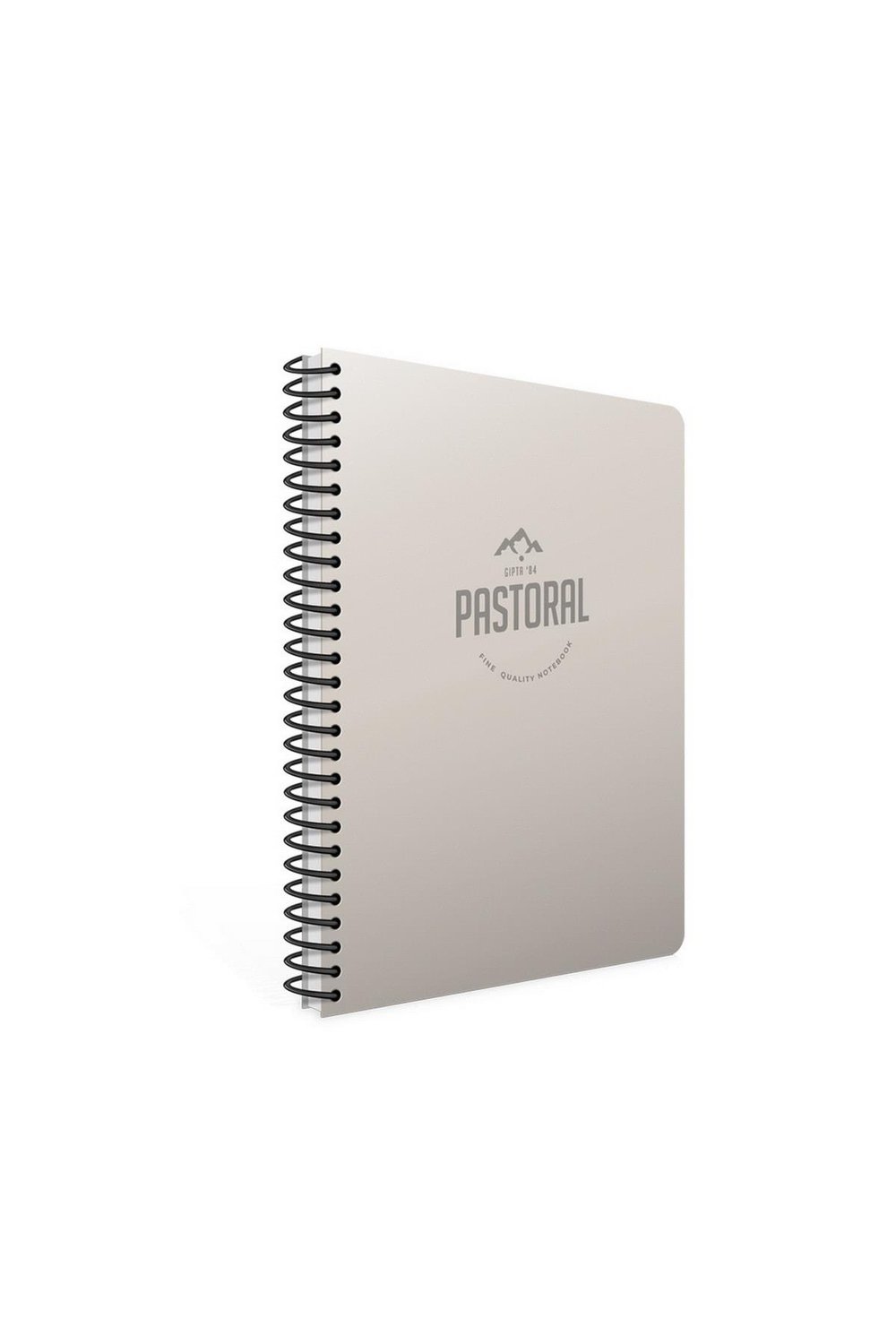 Pastoral A4 120 Yaprak Kareli Pp Kapak Spiralli Defter Gri