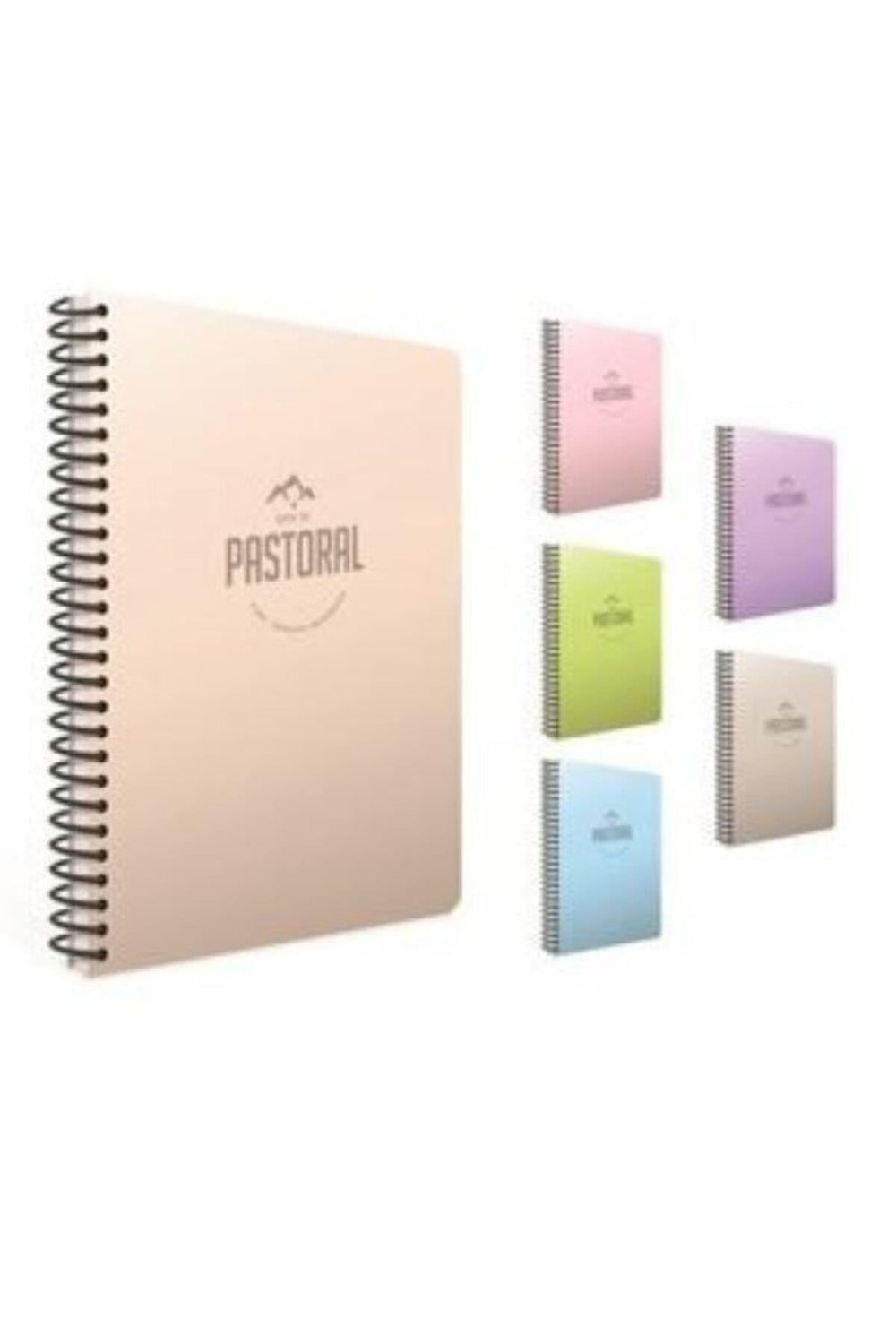 Pastoral A4 60 Yaprak Plastik Kapak Spiralli Defter (3234) Kareli