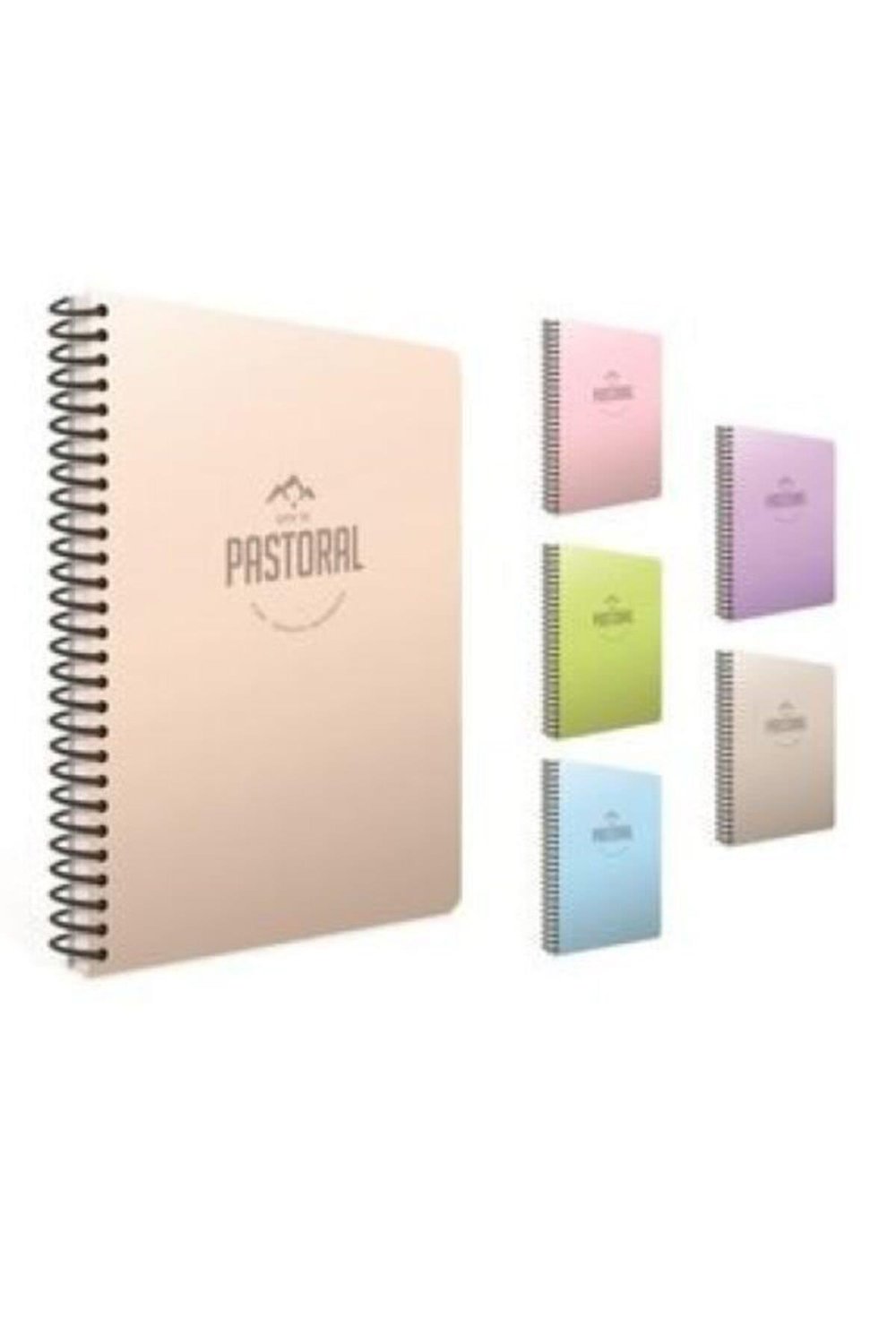 Pastoral A4 60 Yaprak Plastik Kapak Spiralli Defter (3229) Çizgili