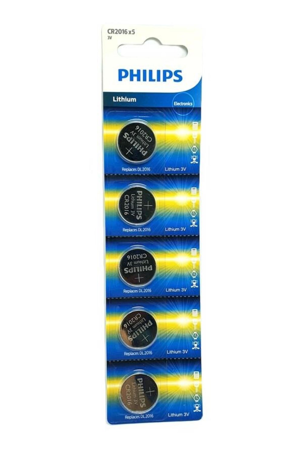Phılıps Cr2016 3volt Lithium Pil 5adet