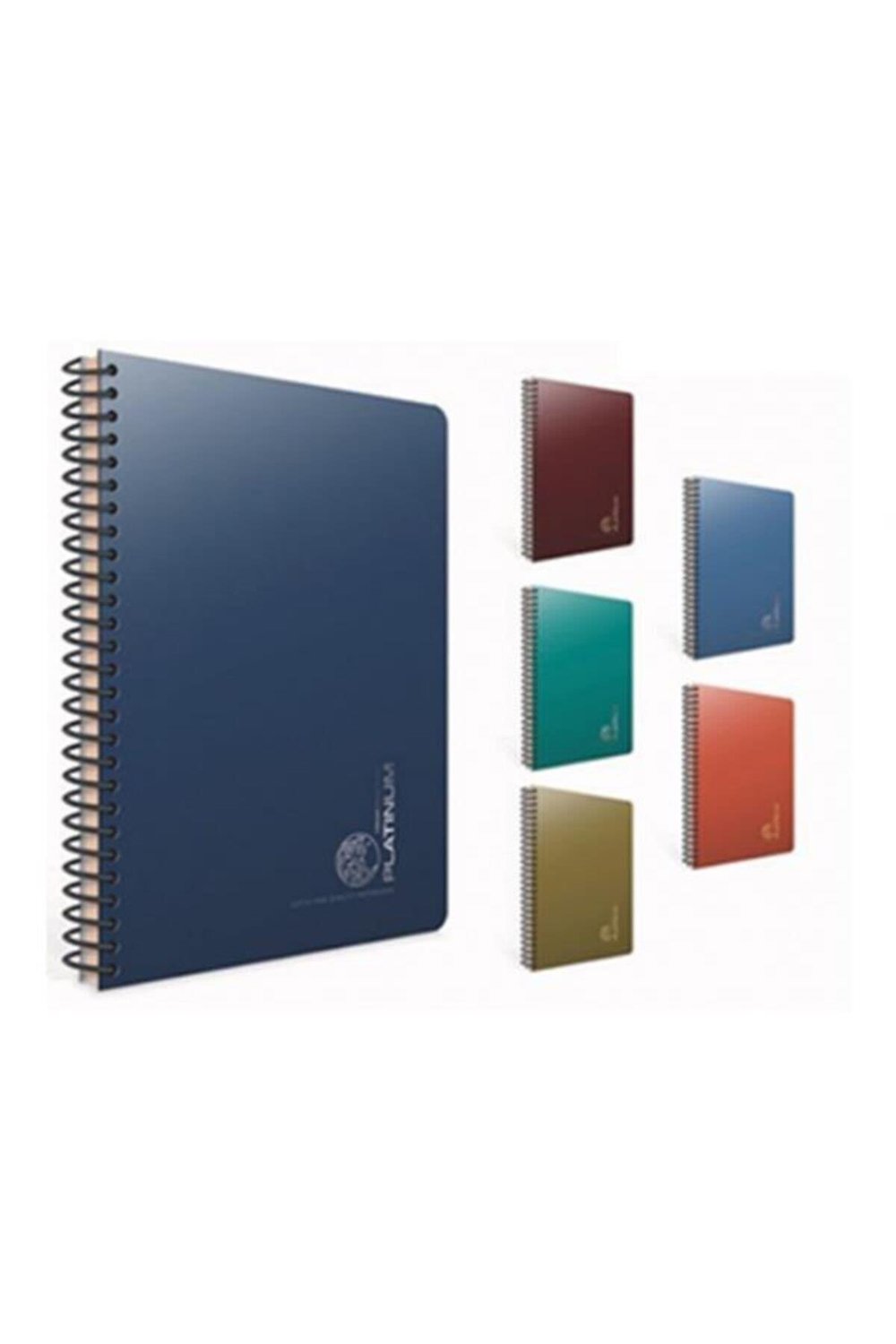 Platinum A4 Çizgili Spiralli Sert Kapak 80 Yaprak Defter
