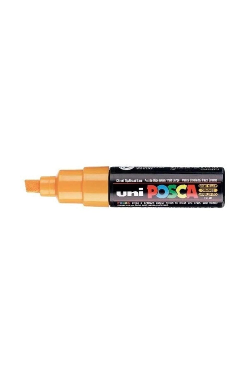 Posca Pc-8k Boyama Markörü 8 Mm Kesik Uç Parlak Sarı