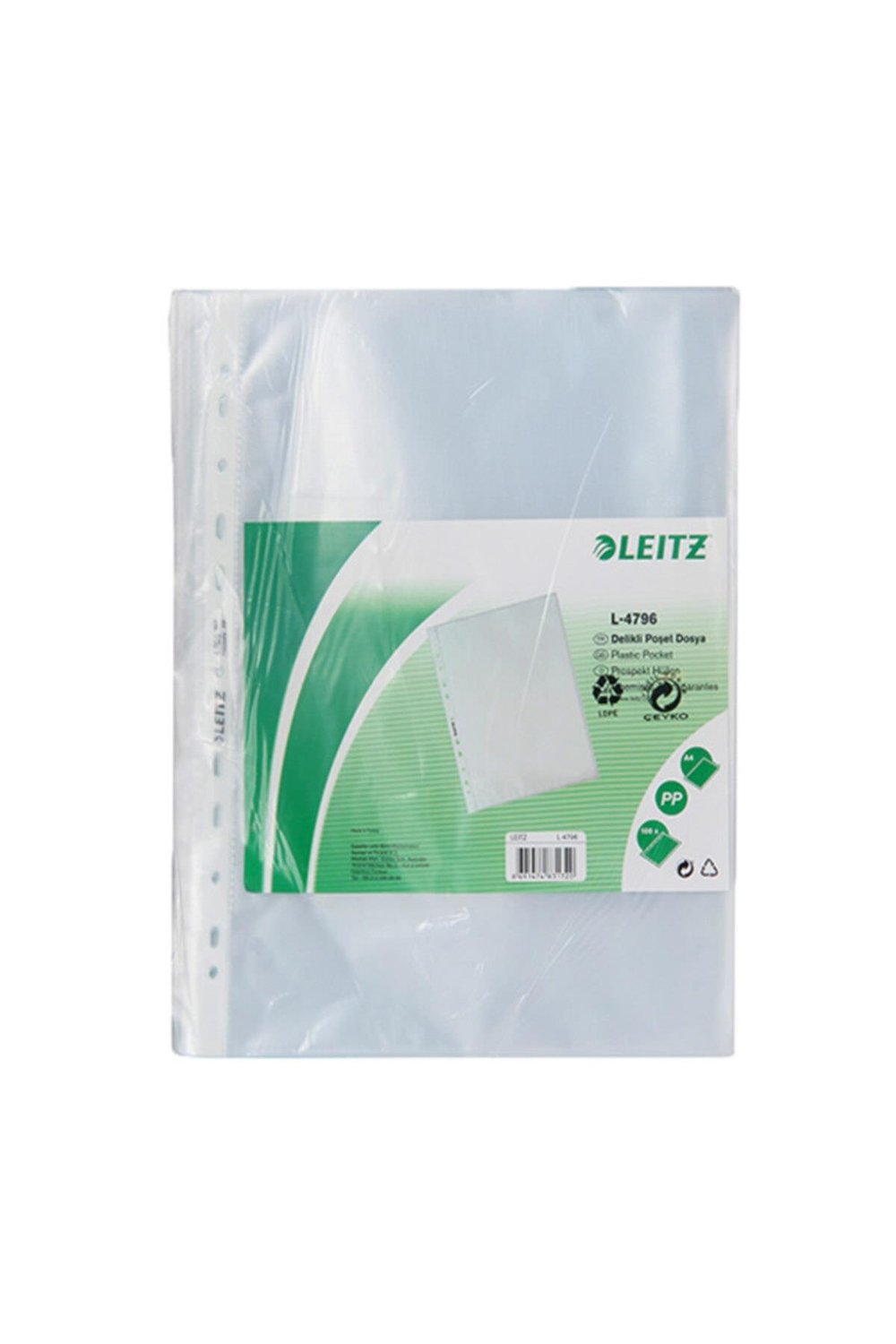 Poşet Dosya A-4 Buzlu 100 Lü 4796 (1 Paket 100 Adet)