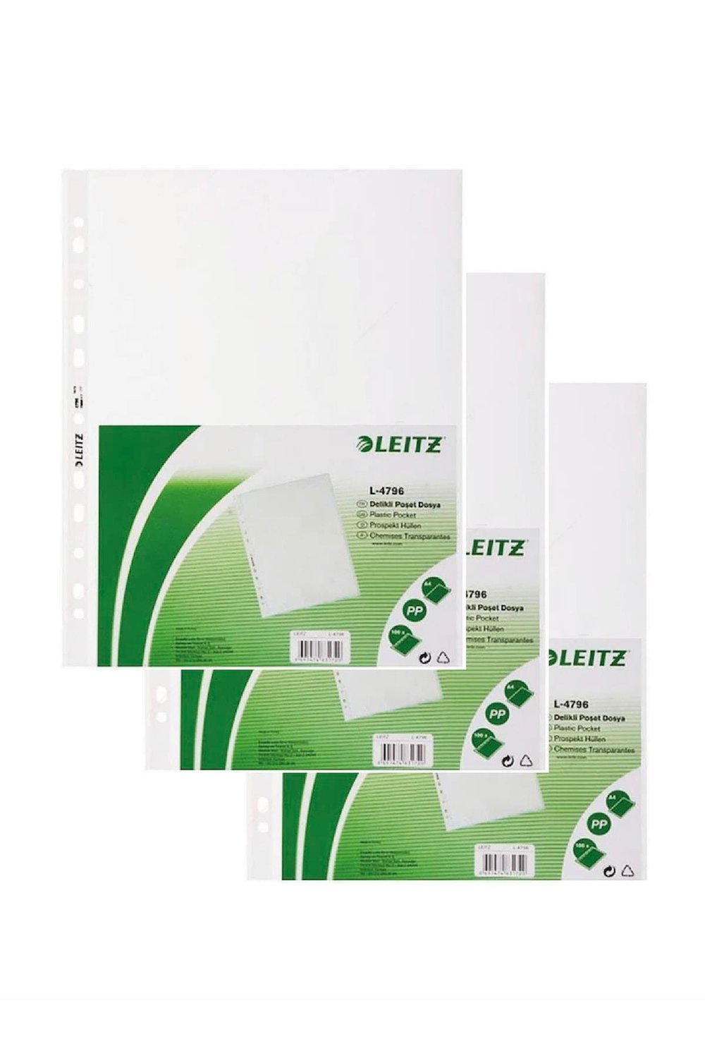Poşet Dosya Yüksek Kalite 100'lü 3 Paket Kod:4796
