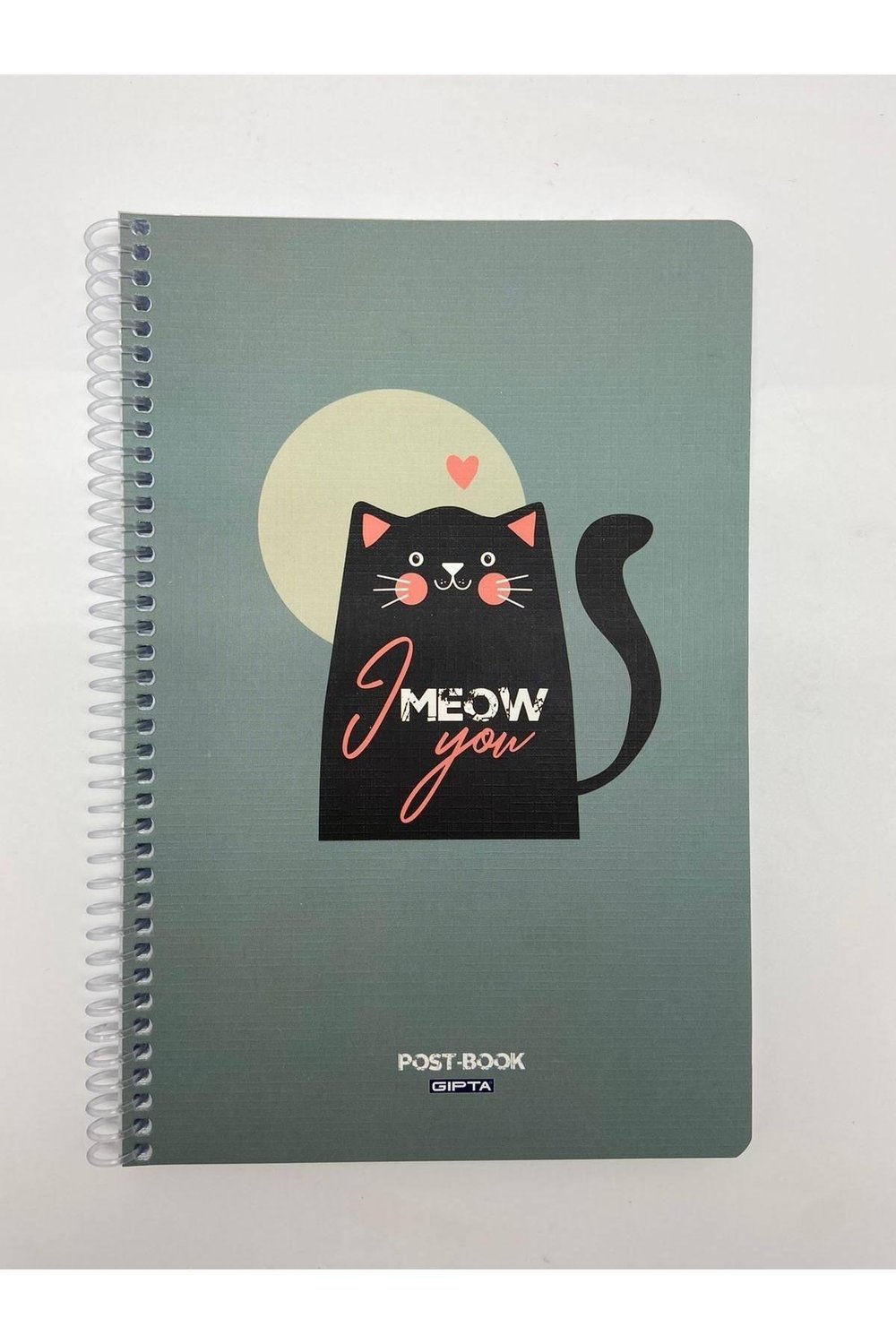 Post-book Spiralli Karton Kapak 17x24 80 Yaprak Kareli Defter