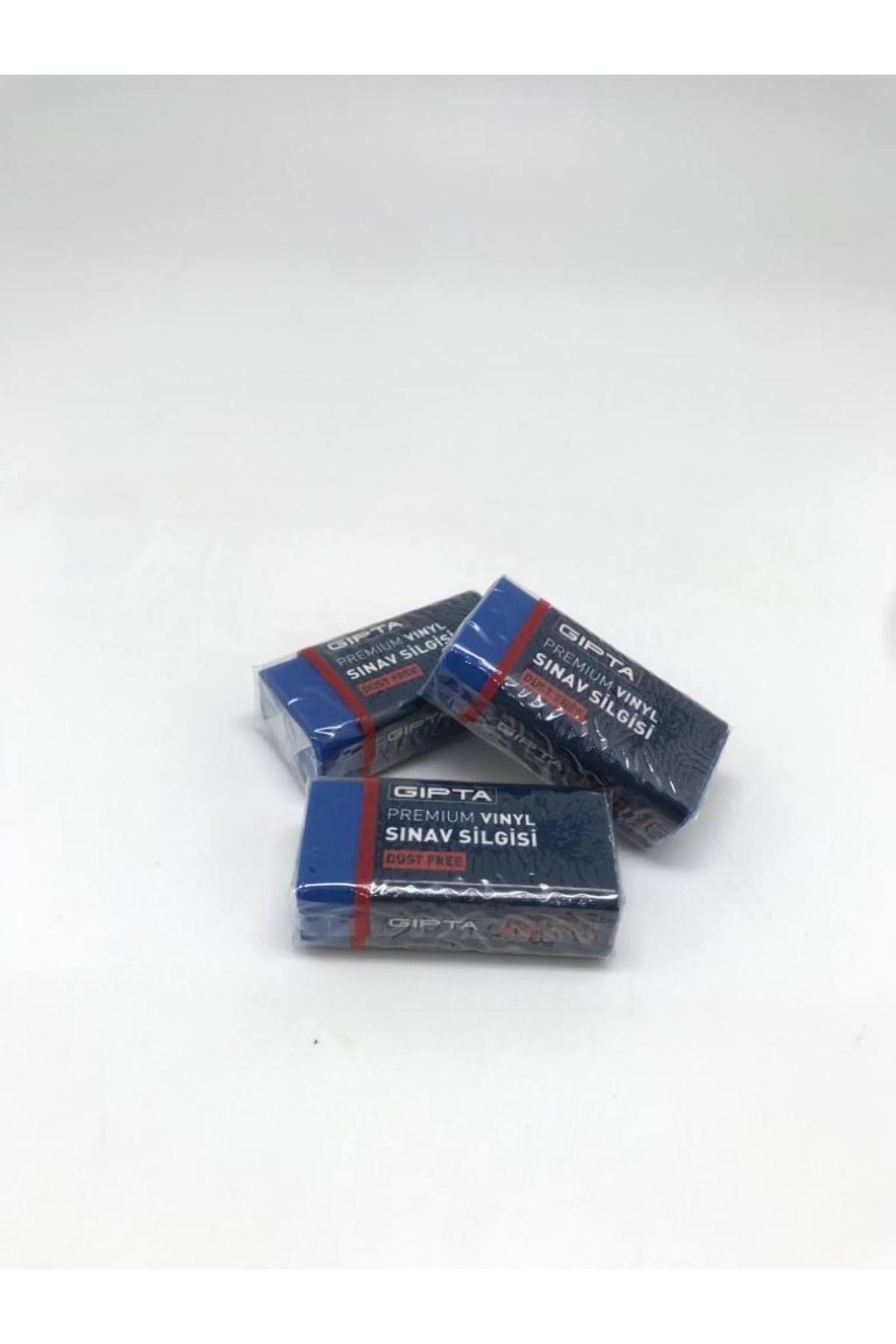 Premium Sınav Silgisi Dust Free Mavi 3'lü