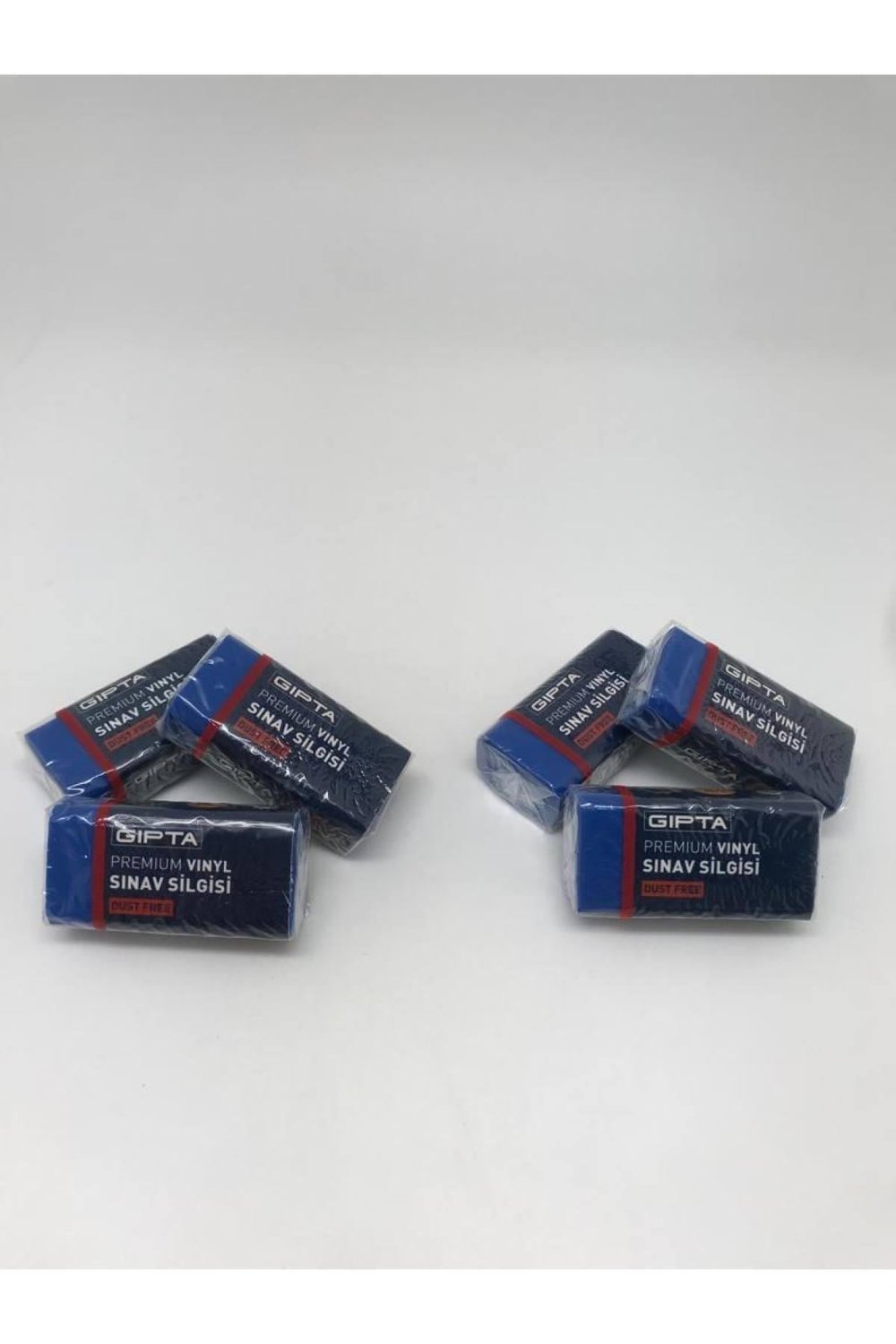 Premium Sınav Silgisi Dust Free Mavi 6'lı