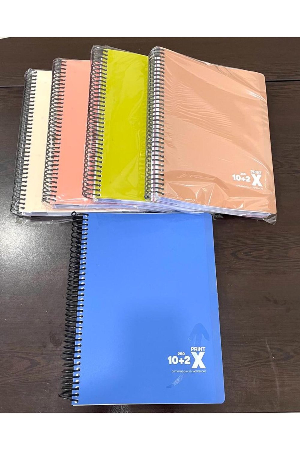 PRINT-X SPRİALLİ SEPERATÖRLÜ PP. KAPAK DEFTER A4 250 YP. 10+2