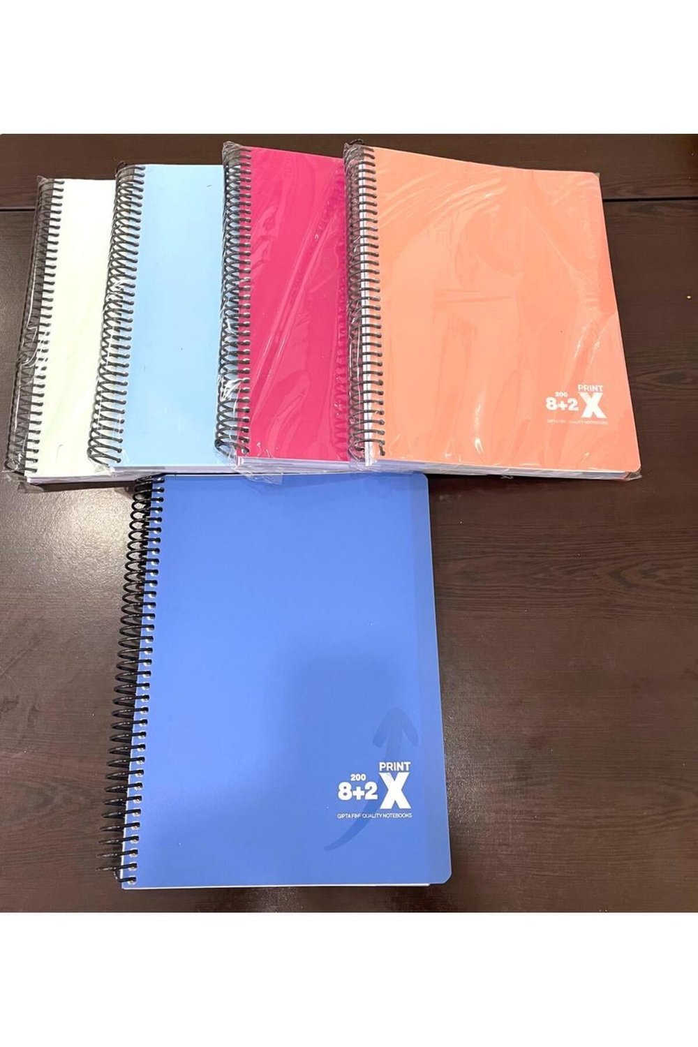 PRINT-X SPRİALLİ SEPERATÖRLÜ PP. KAPAK DEFTER A4 200 YP. 8+2