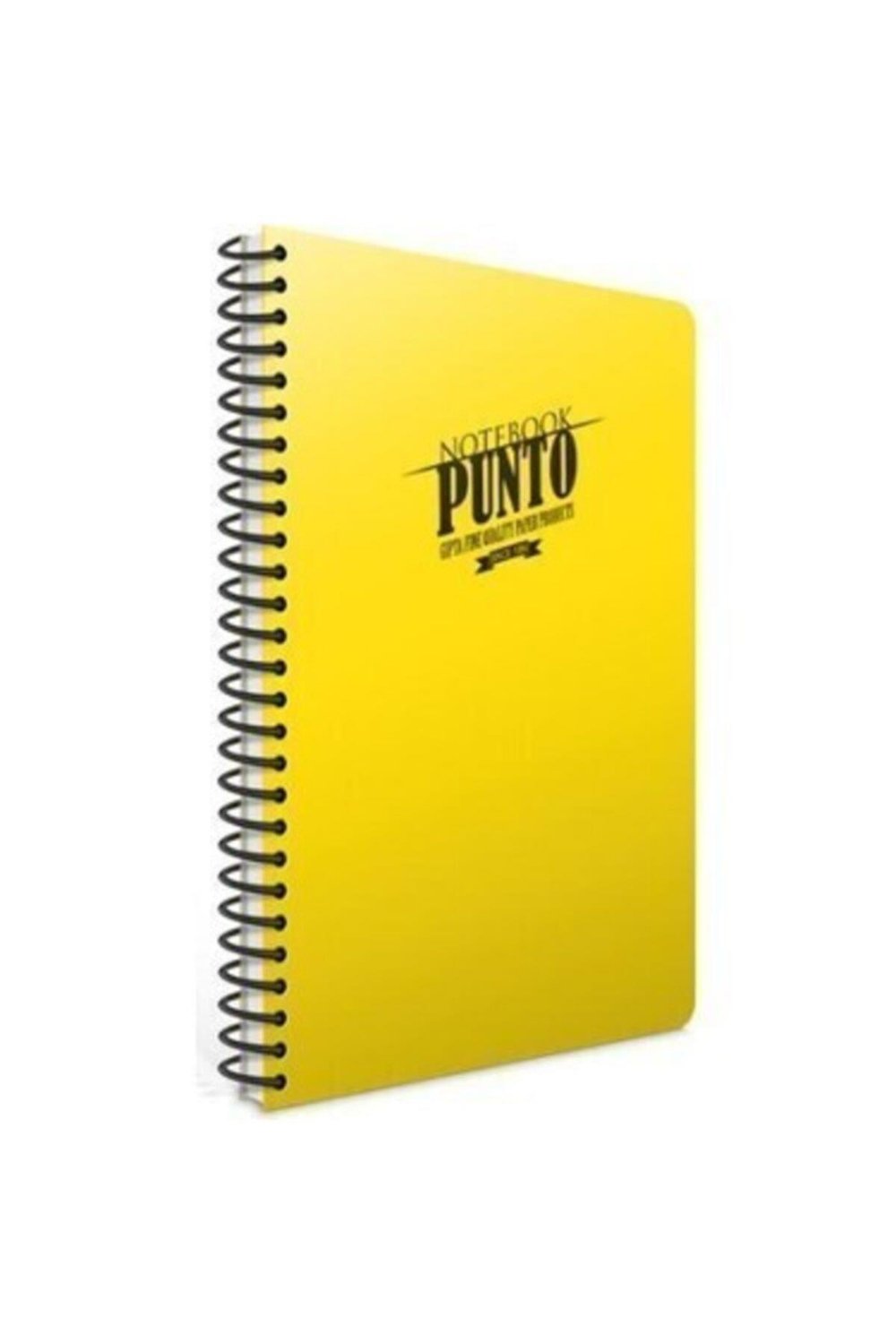 Punto Sarı Spiralli Plastik Kapak 60 Yaprak A4 Kareli Defter
