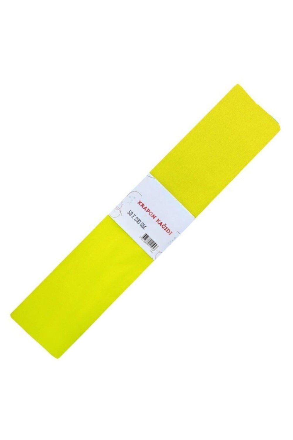 Renkli Krapon Kağıdı 50cm X 2mt Sarı (10 Lu Paket) 9129