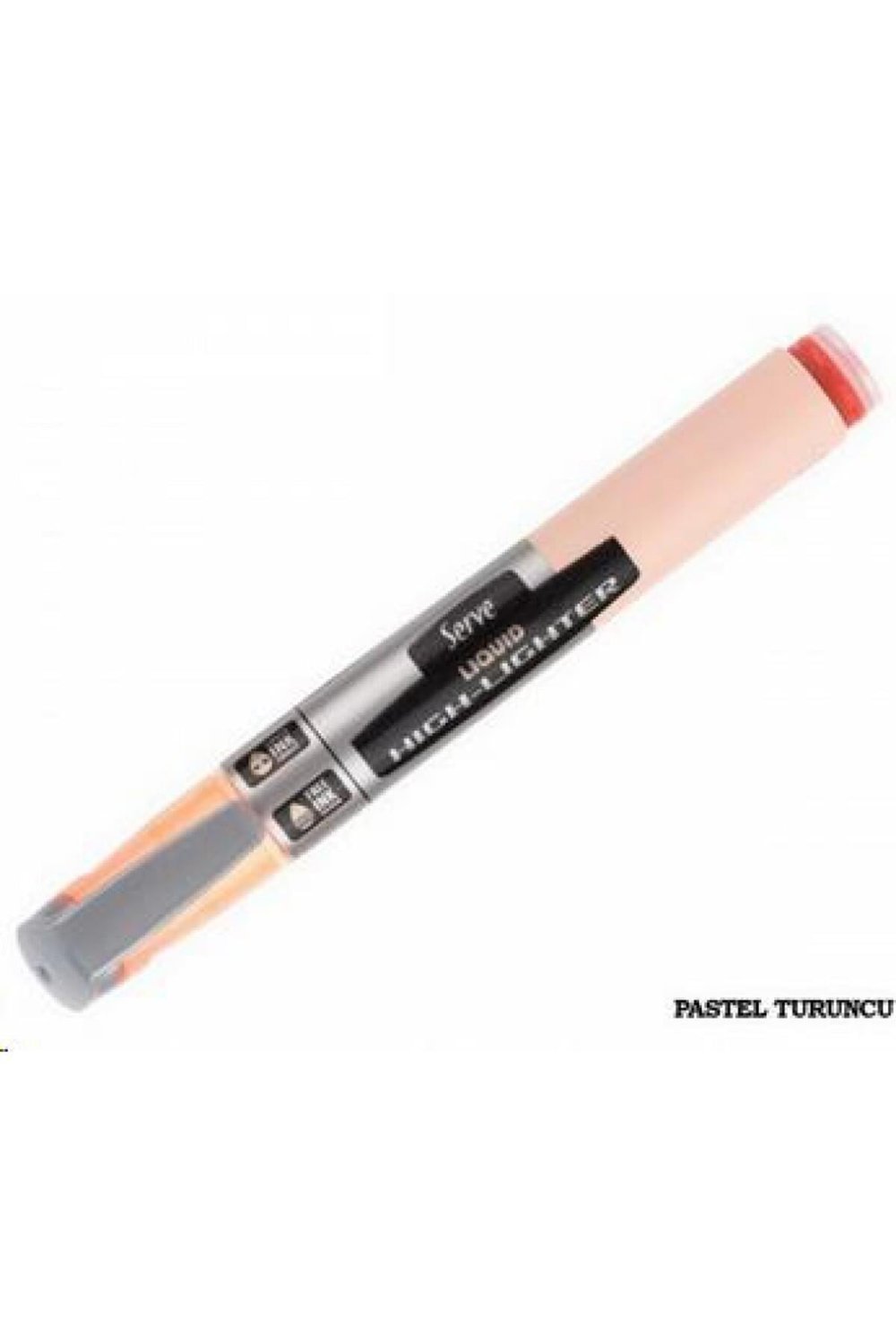 Sıvı Mürekkepli Fosforlu Kalem Pastel Turuncu