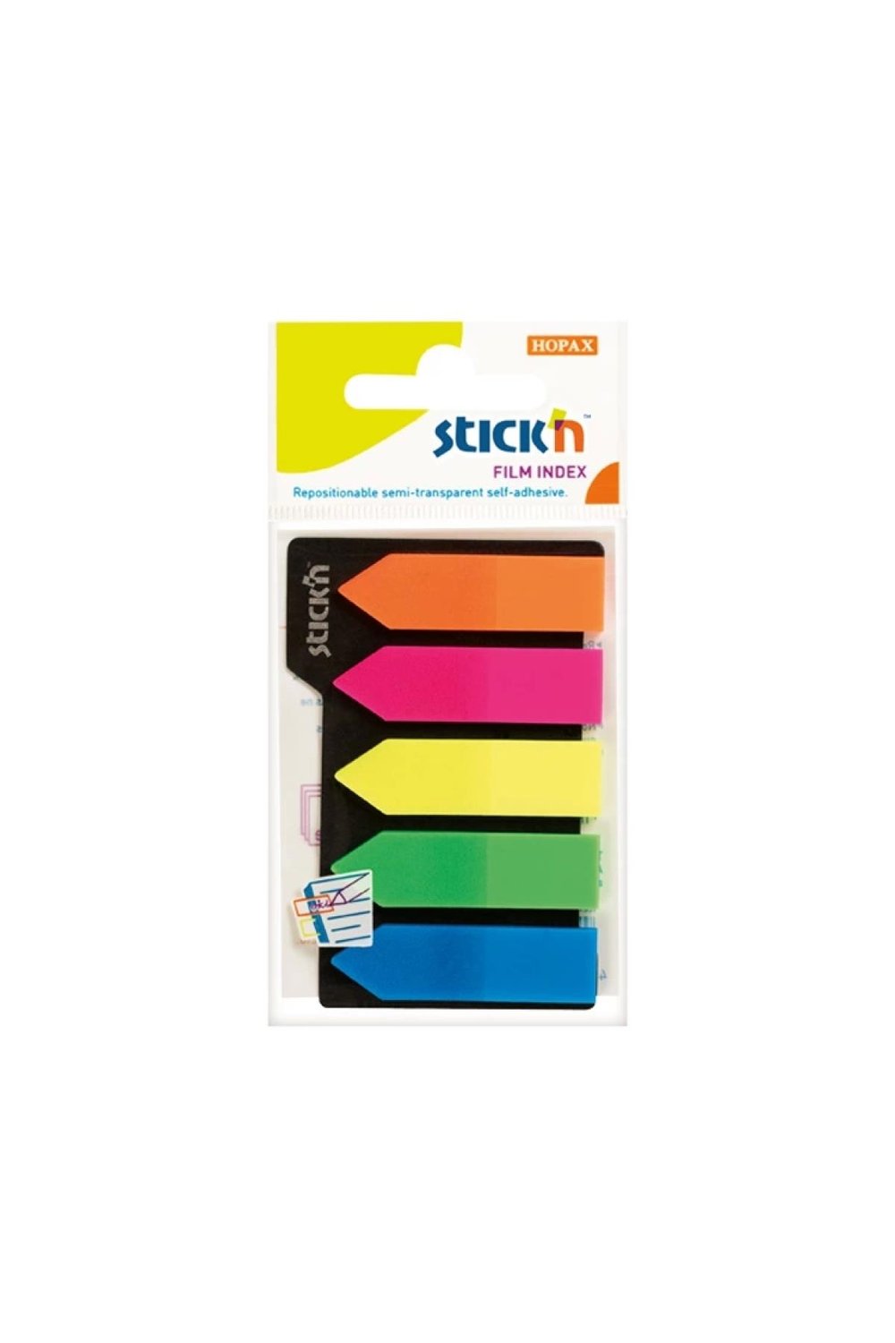 Stıckn 45x12 Neon 5 Renk Ok Film Ayraç 25 Yp.
