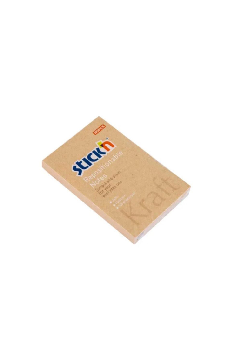 Stıck'n 76x51 Kraft Notes 100yp