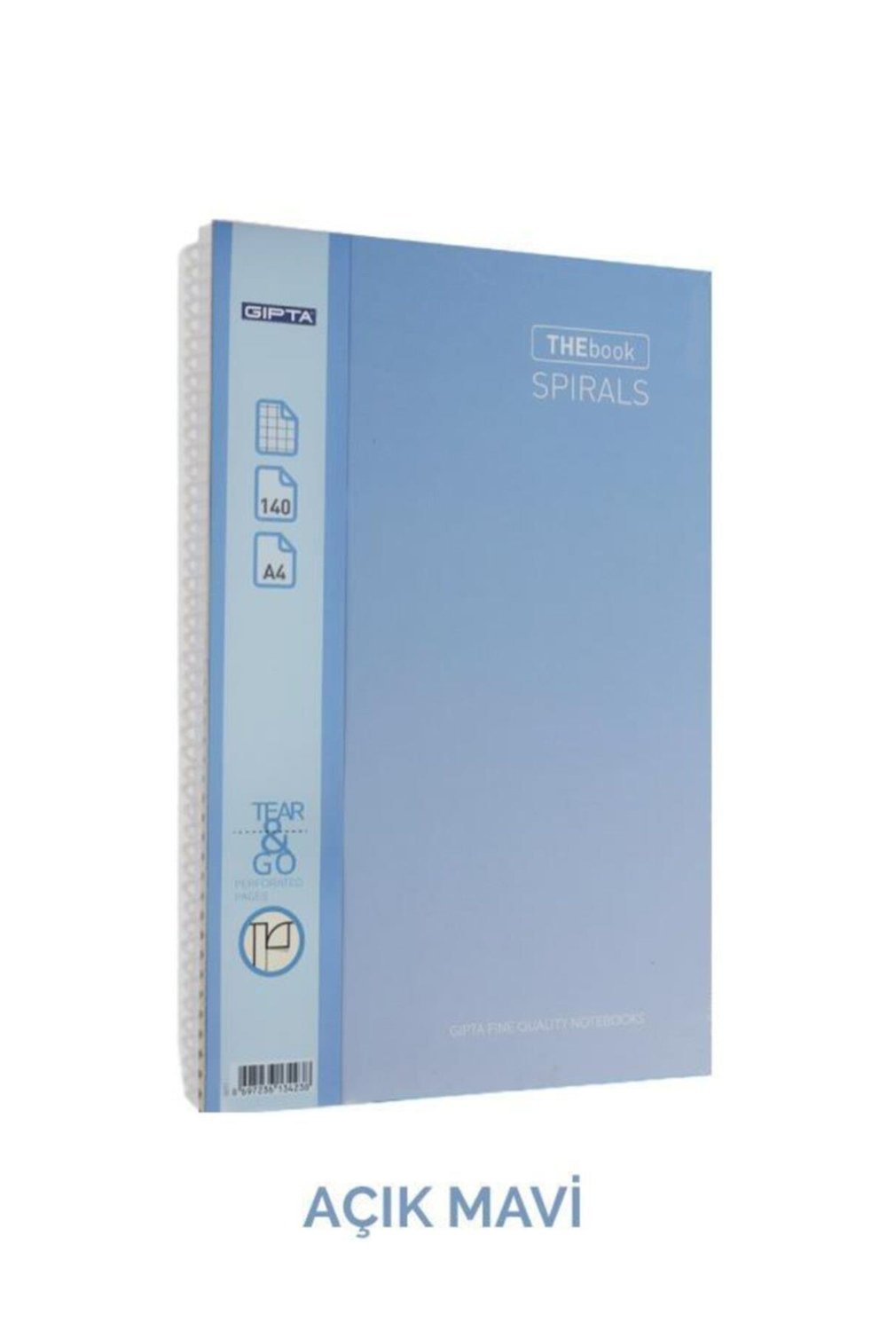 The Book A4 Spiralli Sert Kapak Kareli 140 Yaprak Defter
