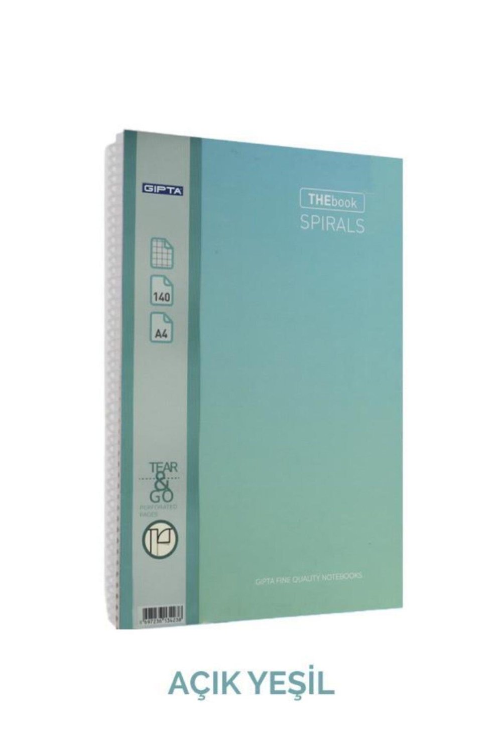 The Book A4 Spiralli Sert Kapak Kareli 140 Yaprak Defter