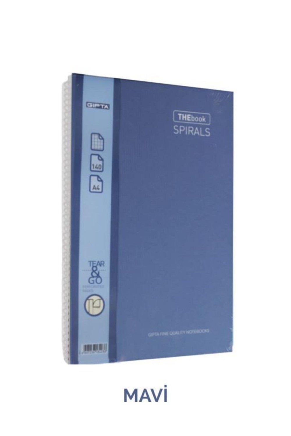 The Book A4 Spiralli Sert Kapak Kareli 140 Yaprak Defter