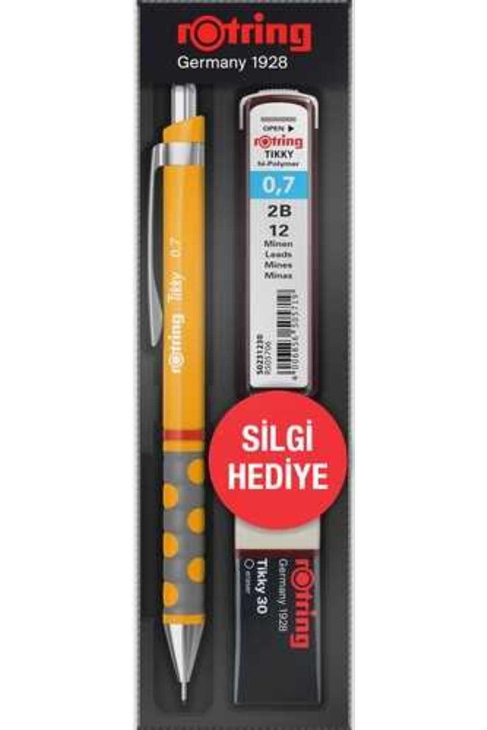 Tikky Mekanik Kurşun Kalem Okul Seti 0.7 Mango Turuncu