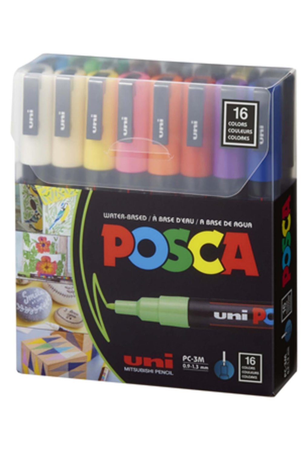 Uni-ball Posca Su Bazlı Marker 16 Lı Set Pc-3m/16c