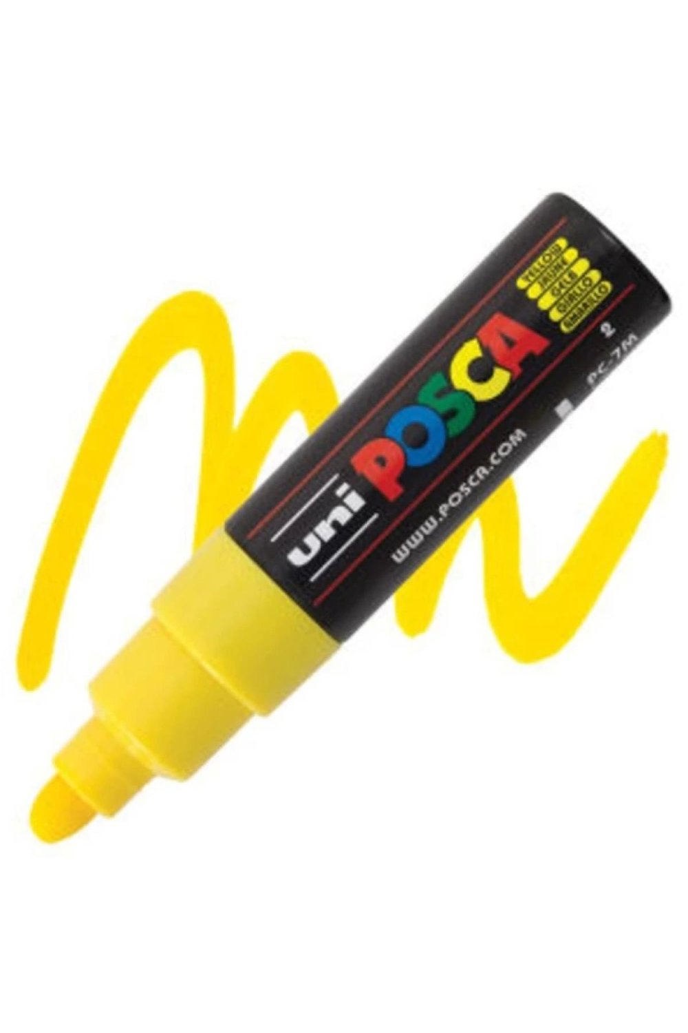 UNİ POSCA SU BAZLI POSTER MARKER 4.5-5.5 SARI PC-7M