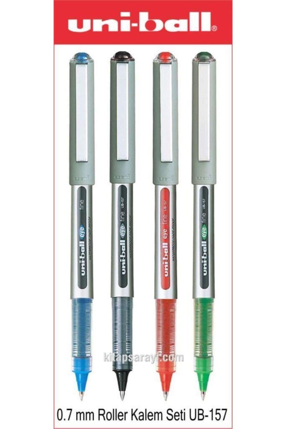 Uniball Eye Fine 0.7 mm Roller Kalem Seti 4 Adet Ub-157