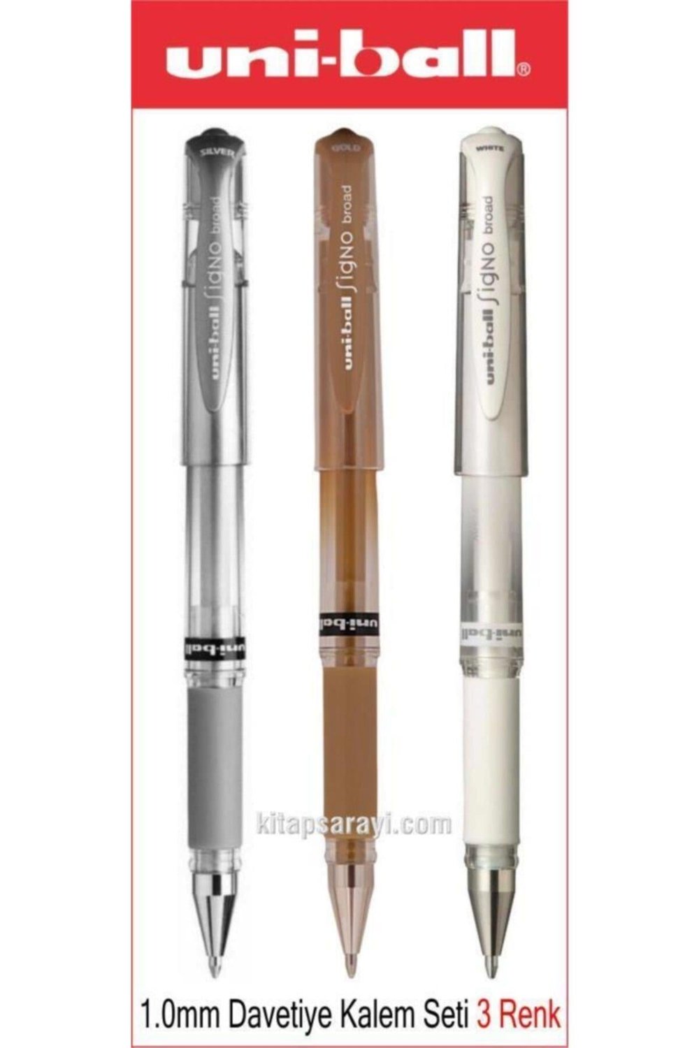 Uniball Signo Broad 1.0 Mm Davetiye Kalem Seti 3 Adet Um-153