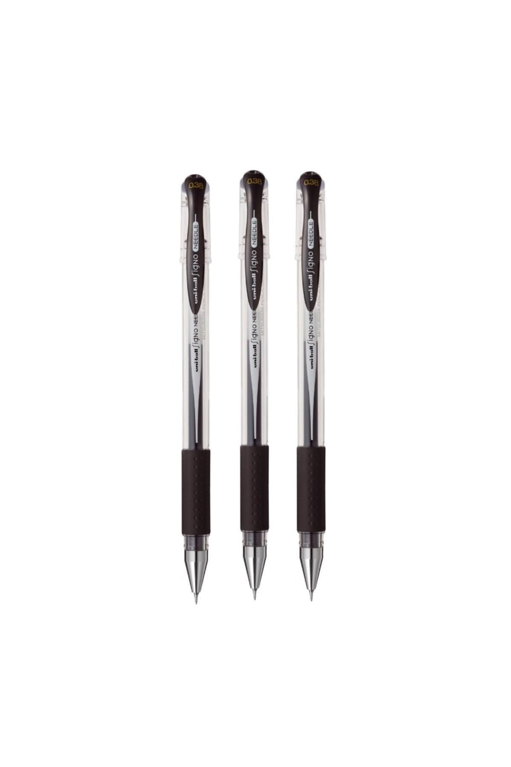 Uniball Signo Needle İğne Uçlu Jel Kalem UM-151ND 0.38 mm SİYAH 3 Adet