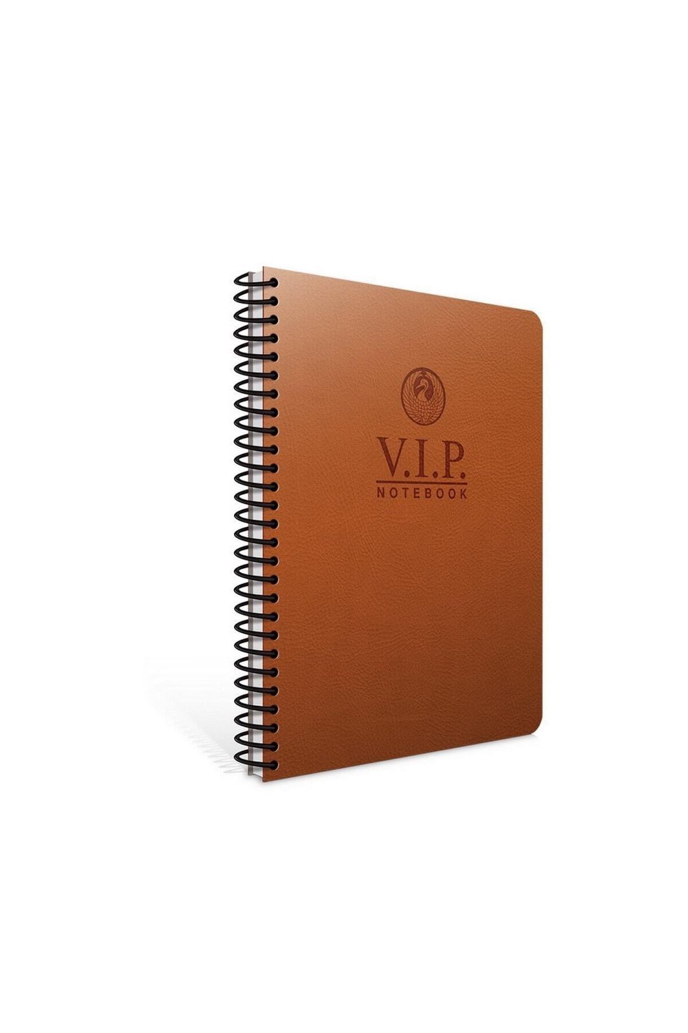 Vip A4 140 Yaprak Deri Kapak Spiralli Defter (1080) Çizgili Taba