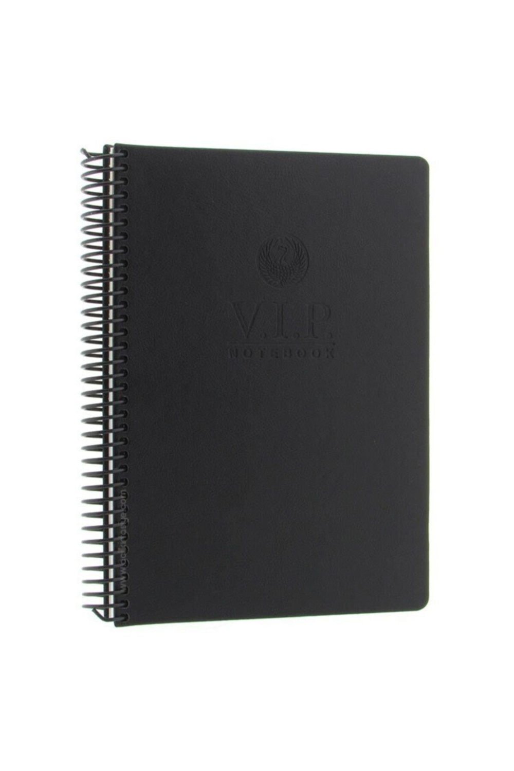 Vip Siyah Spiralli Sert Kapak 140 Yaprak 17x24 Kareli Defter