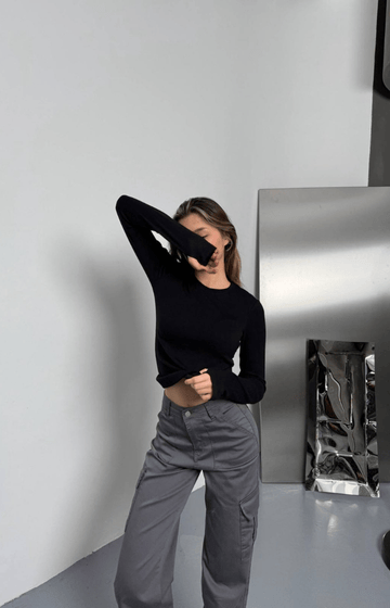 BUZZY PARMAK GEÇMELİ CROP BODY