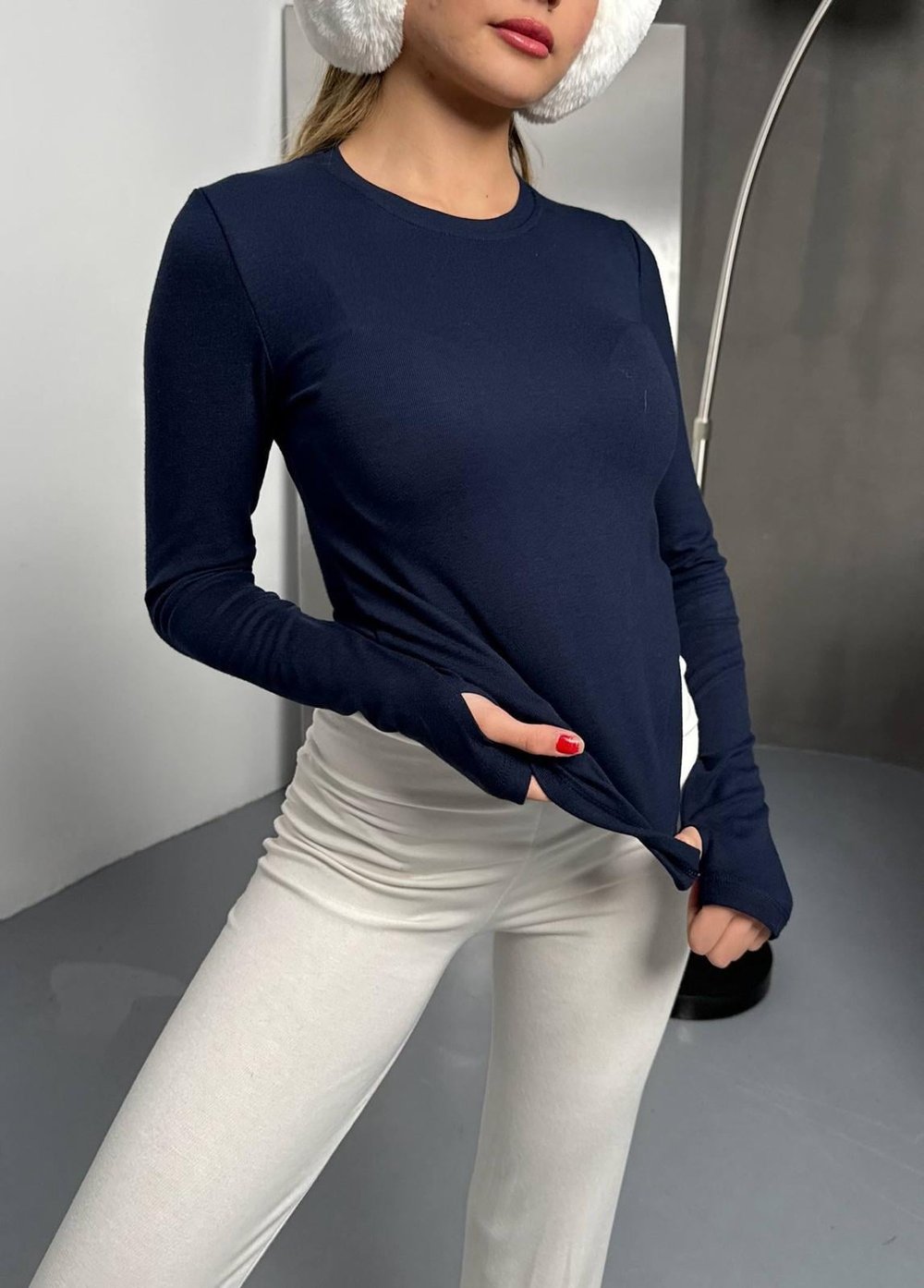 BUZZY PARMAK GEÇMELİ CROP BODY