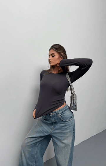 BUZZY PARMAK GEÇMELİ CROP BODY