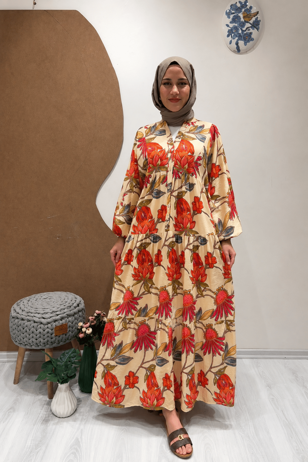BEGONYA ELBİSE Taş
