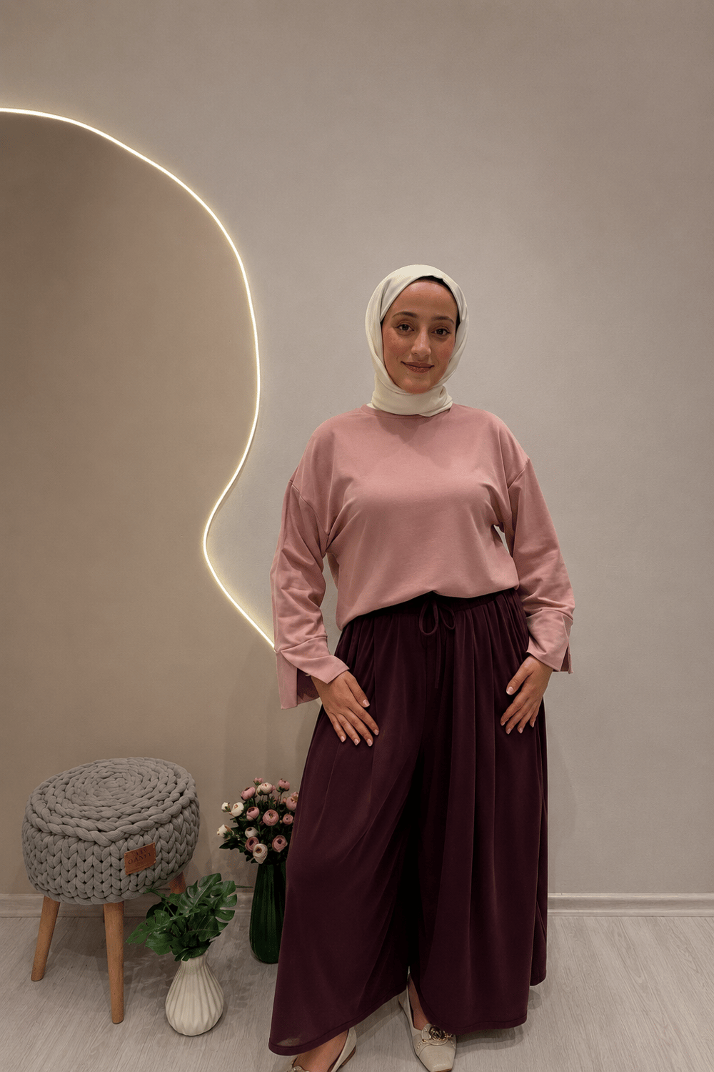 OYŞO PANTOLON ETEK Mürdüm