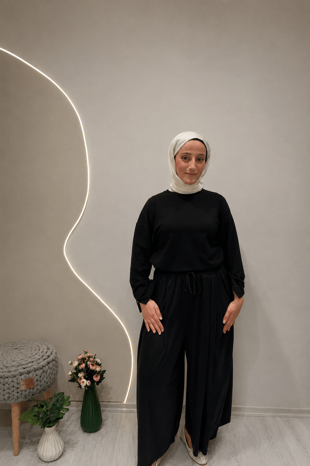 OYŞO PANTOLON ETEK Siyah