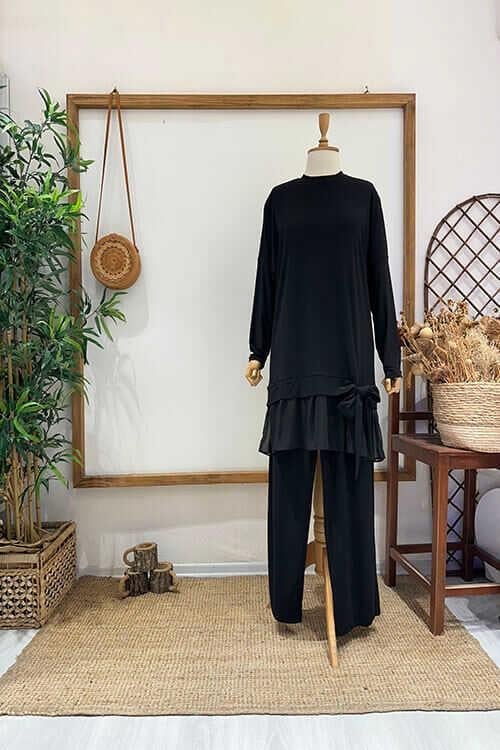 ŞİFON İP DETAYLI TAKIM