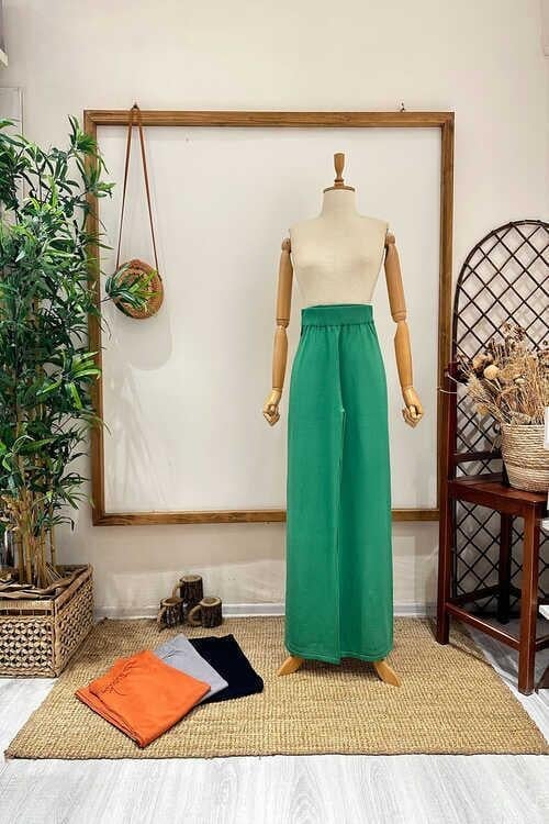 SOĞUK İPLİK TRİKO PANTOLON