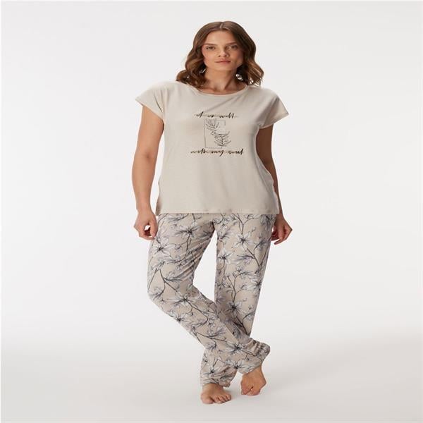 11383 Kadın T-Shirt ve Pantolon Takım